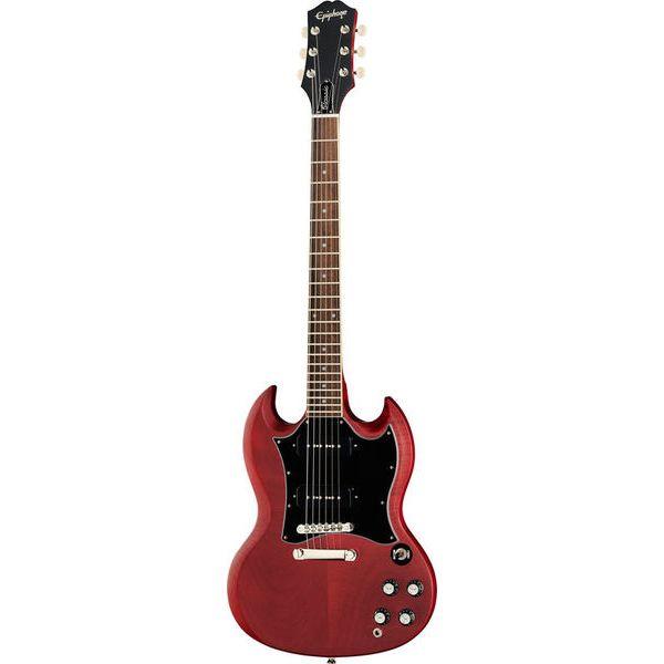 Epiphone SG Classic Worn P-90 Cherry, фото 1