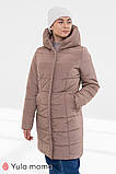 Зимова куртка для вагітних EYLA OW-42.021 капучино, фото 6