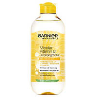 Міцелярна вода Garnier Skin naturals 400мл з вітаміном С для тьмяної шкіри обличчя