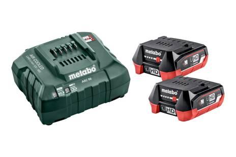 Базовий комплект акумуляторних батарей Metabo 12 В LiHD 2*4 Ач (685301000)