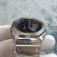 Чоловічий годинник Casio GMB2100D-1A Casioak Octagon FULL STEEL, фото 4