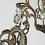 Svet люстра кришталева класична бронза на 16 ламп, фото 3