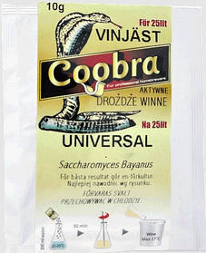 Винні дріжджі Coobra Universal