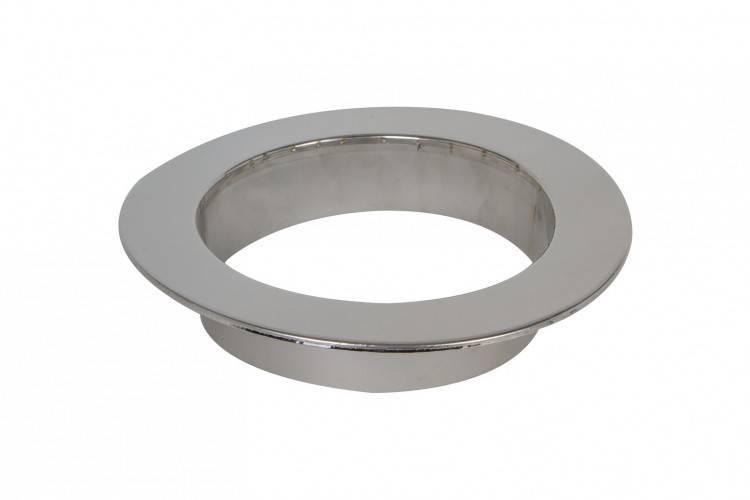 Флянець (розетта) для димоходу з нержавіючої сталі, фото 1