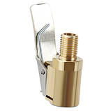 Клапан швидкознімний для накачування автомобільних шин для компресора Різьба 8мм, фото 2