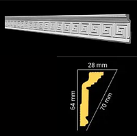 Плинтус потолочный GP-58 для натяжного потолка