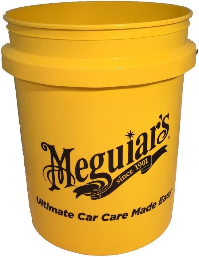 Відро пластикове для мийки авто - Meguiar's Yellow Bucket 19 л. жовтий (RG203)