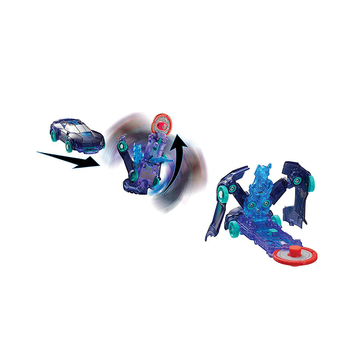 Машинки-трансформери Screechers Дикі Скричери Найтбайт L1, фото 1