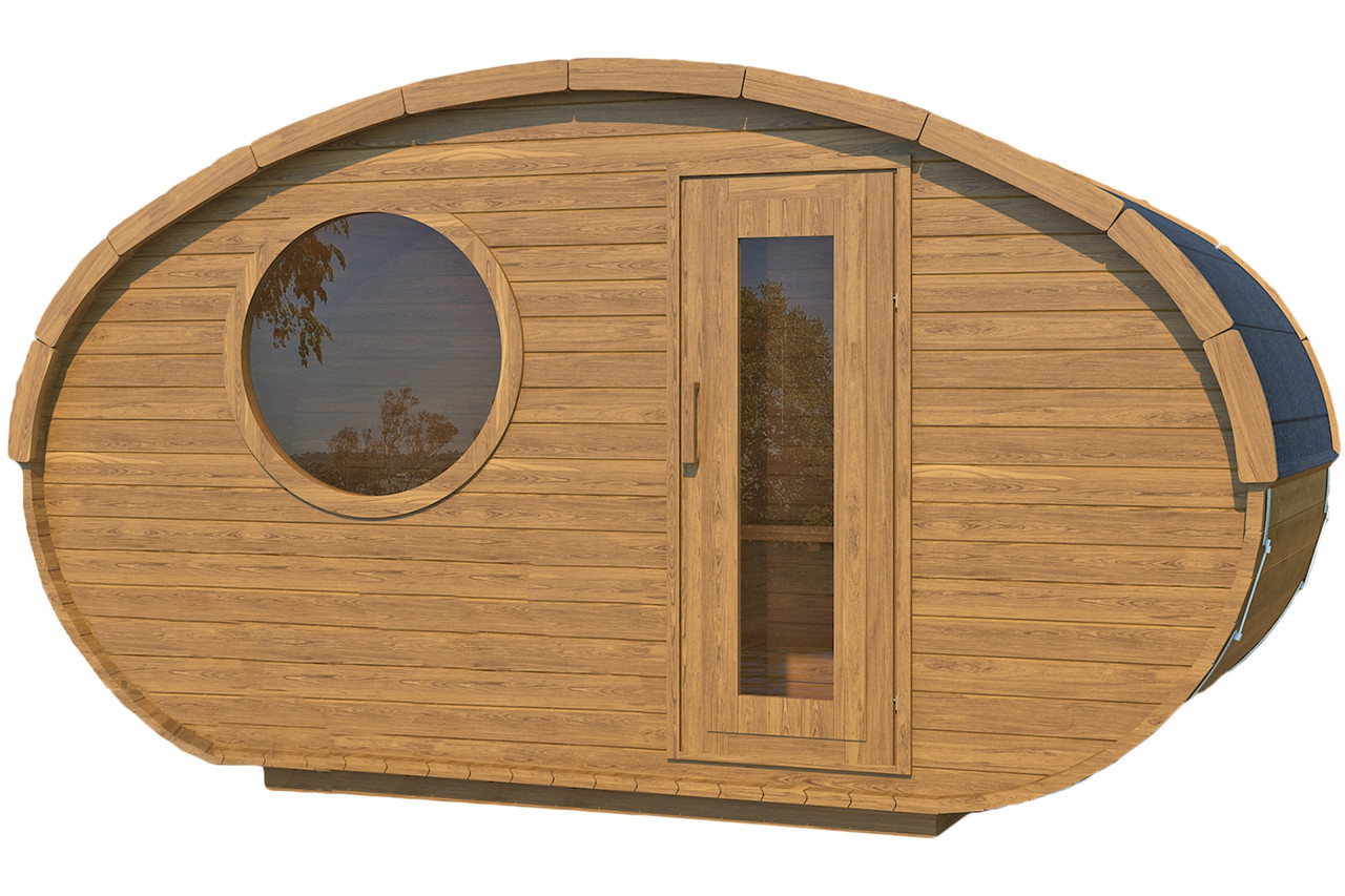 Фінська сауна Hobbit Mini 195 x 400 cm Вулична