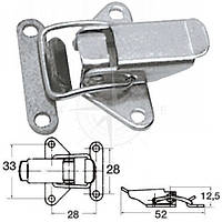 Защёлка рычажная судовая 52 мм нержавеющая сталь Osculati