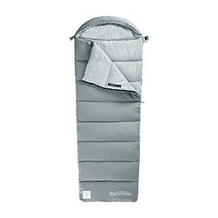 Спальний мішок з капюшоном Naturehike M400 220*80 NH20MSD02 gray