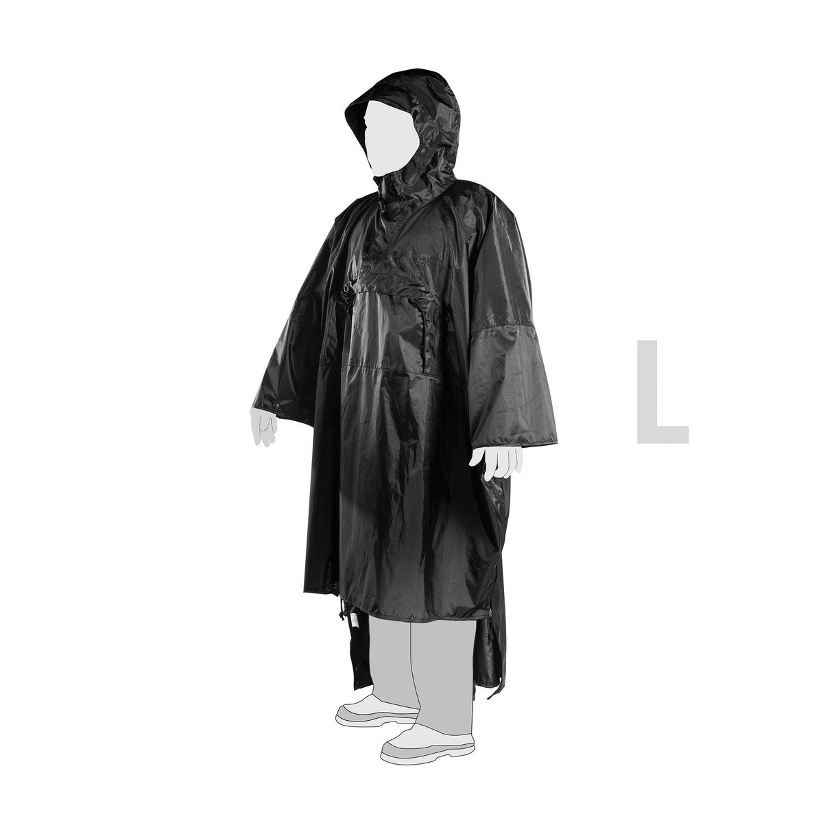 Дощовик-пончо Tasmanian Tiger Tac Poncho, L (Black)