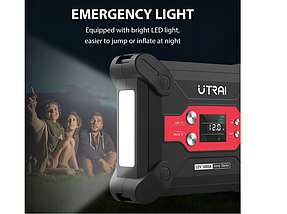 Автомобільний стартер пусковий пристрій JSTAR6 JUMP STARTER POWERBANK 4W1, фото 2