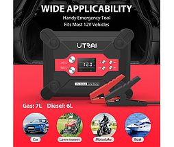 Автомобільний стартер пусковий пристрій JSTAR6 JUMP STARTER POWERBANK 4W1, фото 4