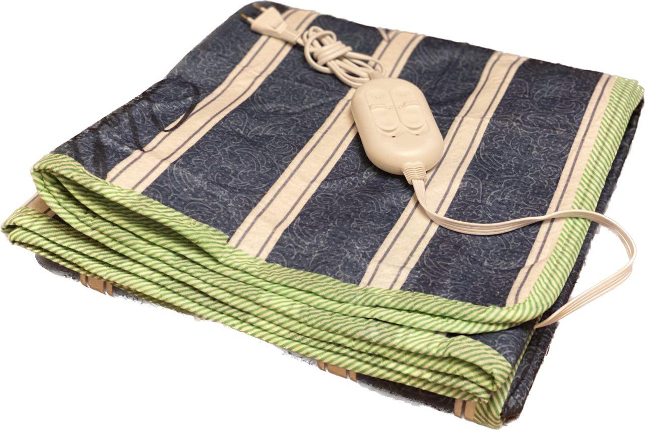 Електропростирадло 140х155 см дві зони нагрівання Lux Туреччина банти