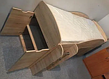 Ліжко-чердак дитяча Універсал Компаніт 190х70 см у кольорі дсп дуб-сонома, фото 6