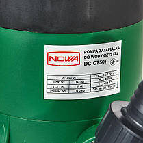 Насос заглибний дренажний для чистої води NOWA DC C750f, фото 3