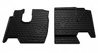 Резиновые коврики в салон для Mercedes Benz ATEGO (1998-2004) комплект из 2 штук (Stingray)