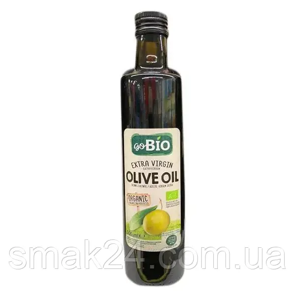 Оливкова олія goBio Extra Virgin Olive Oil 500мл Польща