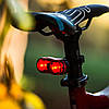 Задній велосипедний ліхтар Mactronic Wall'e | 18 лм, ударостійкий, вологозахищений, на батарейках, фото 6