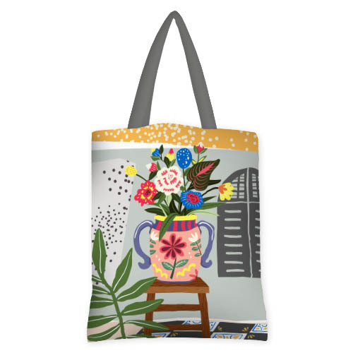 Сумка жіноча тканинна Original Цветы в вазе 40x45 см (SV_22S015_SE), фото 1