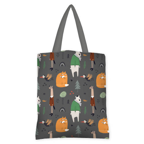 Сумка жіноча тканинна Original Веселая компашка 40x45 см (SV_22S016_SE), фото 1