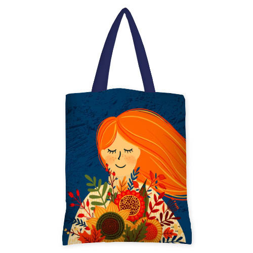 Сумка жіноча тканинна Original Рыжая девушка 40x45 см (SV_22S020_TSI), фото 1