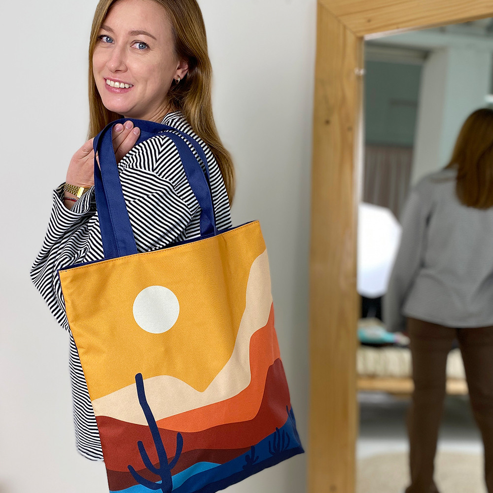 Сумка жіноча тканинна Original Пустыня 40x45 см (SV_22S021_TSI), фото 1