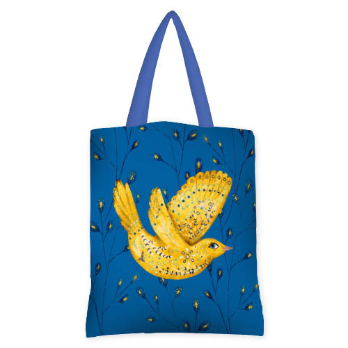 Сумка жіноча тканинна Original Желтая птица 40x45 см (SV_22U018_SI), фото 1