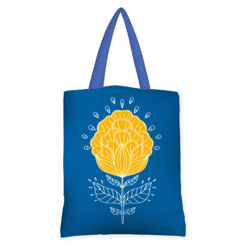 Сумка жіноча тканинна Original Желтый цветок 40x45 см (SV_22U021_SI), фото 1