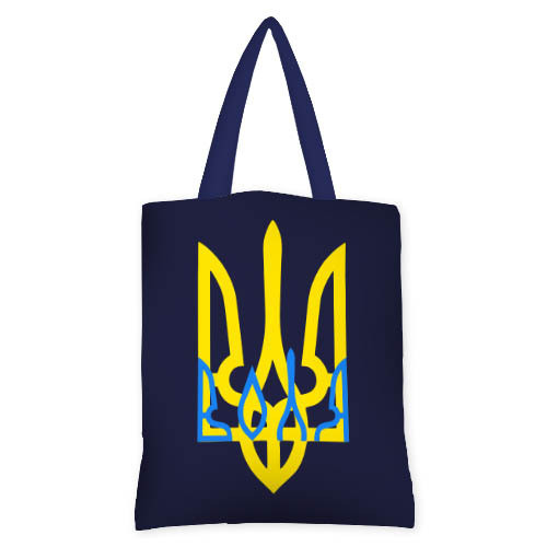 Сумка жіноча тканинна Original Тризуб, воля 40x45 см (SV_22U023_TSI), фото 1