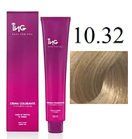 Крем-краска для волос безаммиачная ING Professional Colouring Cream No Ammonia 10.32 Платиновый блонд 100мл