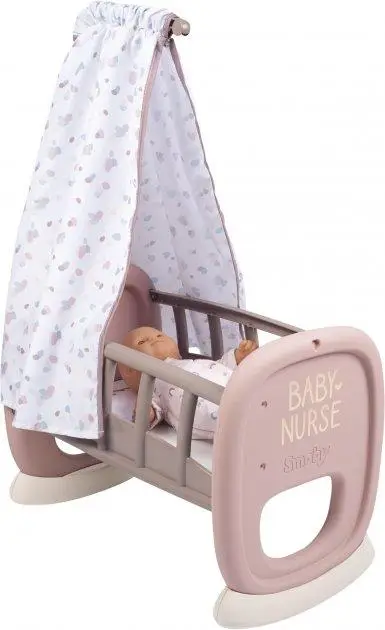 Колиска для ляльки з балдахіном Smoby Baby Nurse 220373