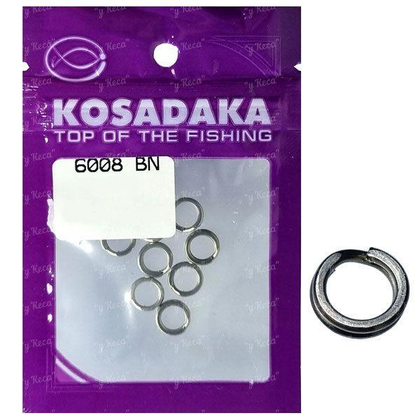 Кольца заводные Kosadaka Split ring 6008-08 8мм 20кг 8шт - фото 1 - id-p1683325362