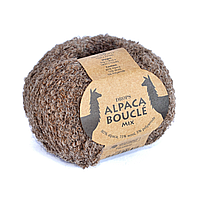 Пряжа Drops Alpaca Boucle 0602 Коричневый