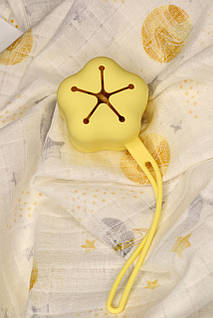 Контейнер для пустушки силіконовий Квітка