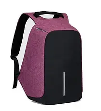 Рюкзак міський Bobby антикрадій з usb-портом, XD Design, фіолетовий, фото 2
