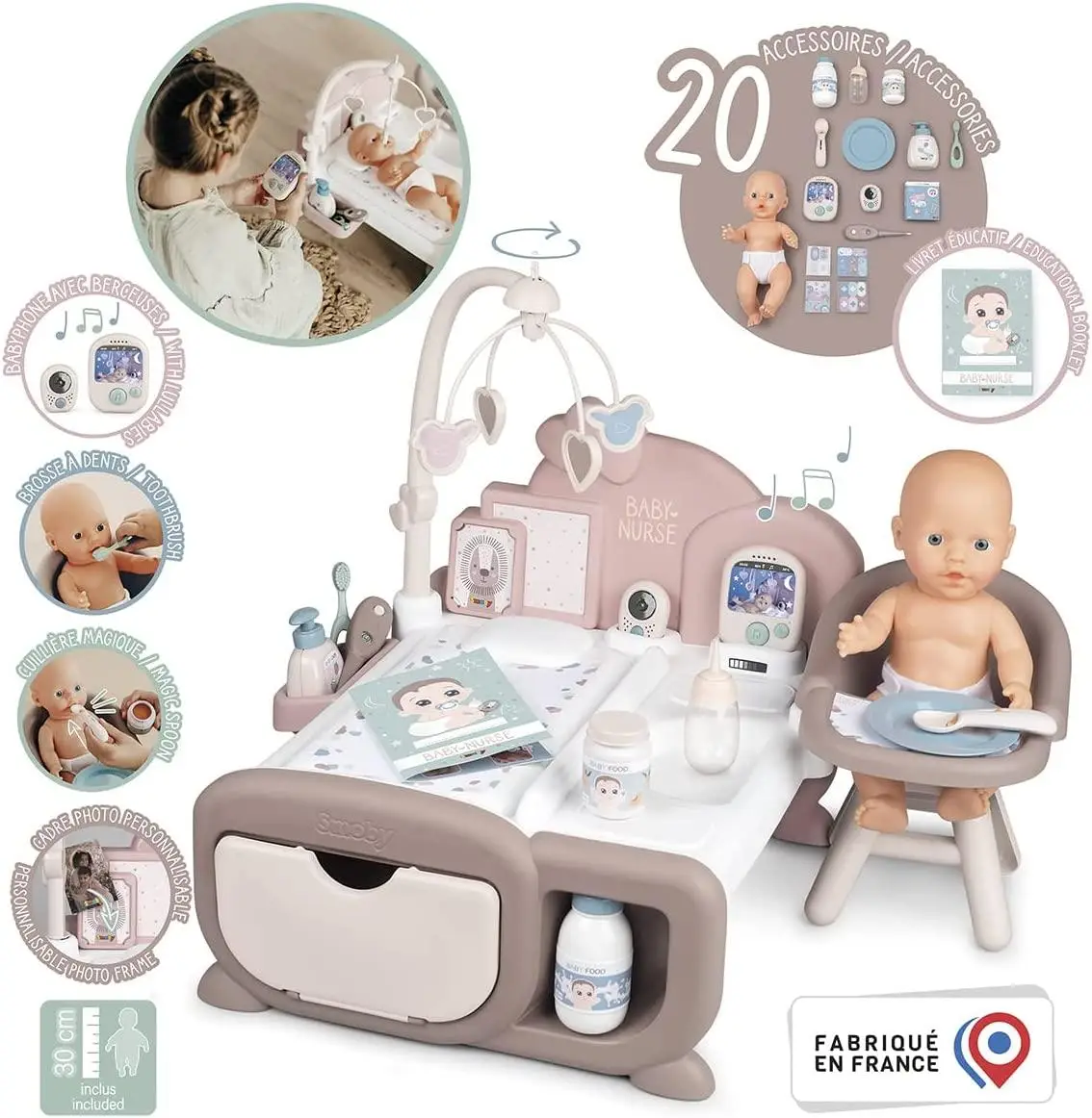 Ігровий центр Дитяча кімната з пупсом Smoby 220375