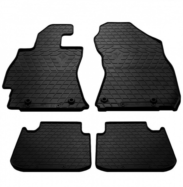 Гумові килимки в салон для Subaru Outback V (BS) (2014-...) комплект з 4 штук (Stingray)