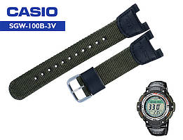 Ремінець Casio G-Shock SGW-100 зелений Original