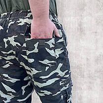Штани чоловічі зимові камуфляжні під манжет Штани на флісовій підкладці з кишенями Tovta (Угорщина) Розмір L, фото 4