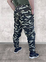 Штани чоловічі зимові камуфляжні під манжет Штани на флісовій підкладці з кишенями Tovta (Угорщина) Розмір L, фото 3