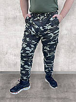 Штани чоловічі зимові камуфляжні під манжет Штани на флісовій підкладці з кишенями Tovta (Угорщина) Розмір L, фото 2