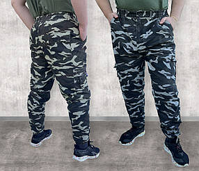 Штани чоловічі зимові камуфляжні під манжет Штани на флісовій підкладці з кишенями Tovta (Угорщина) L — 4XL
