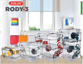 Клітка для хом'яка миші дрібних гризунів ZOLUX TRIO RODY 3 Два кольори, фото 5
