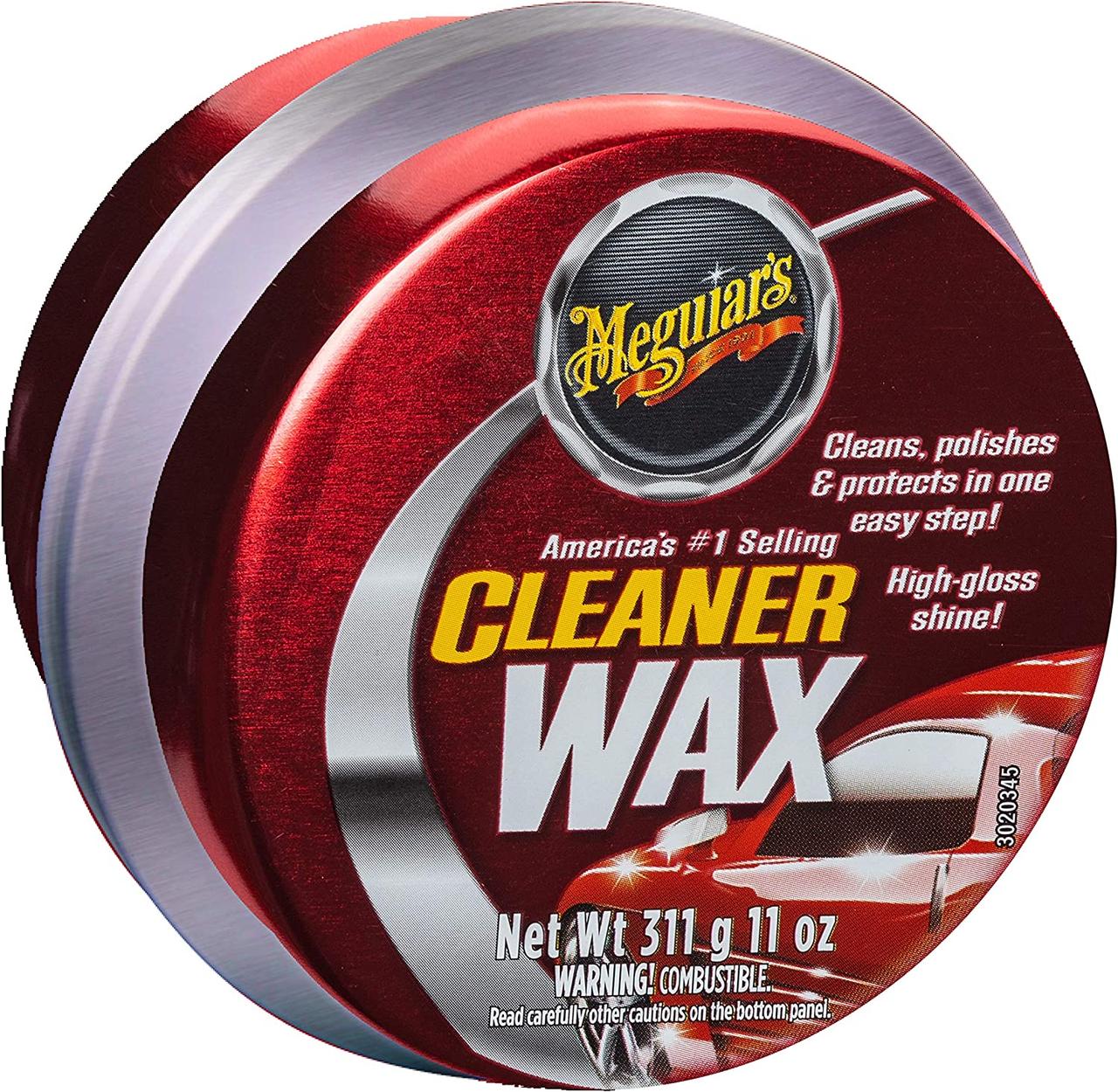 Очищувач твердий віск - Meguiar's Cleaner Wax Paste 311 г. (A1214)