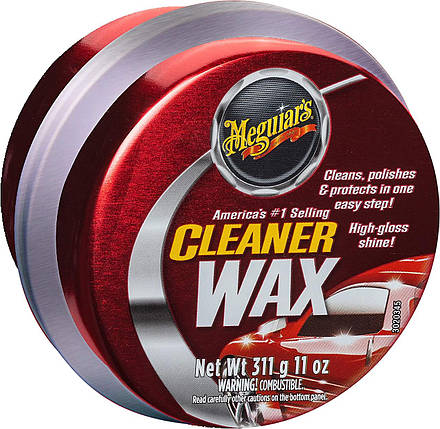 Очищувач твердий віск - Meguiar's Cleaner Wax Paste 311 г. (A1214), фото 1