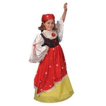 Костюм-плаття для дівчинки "Циганочка", на зріст 102 см, каранавальне, маскарадне, для ранковика