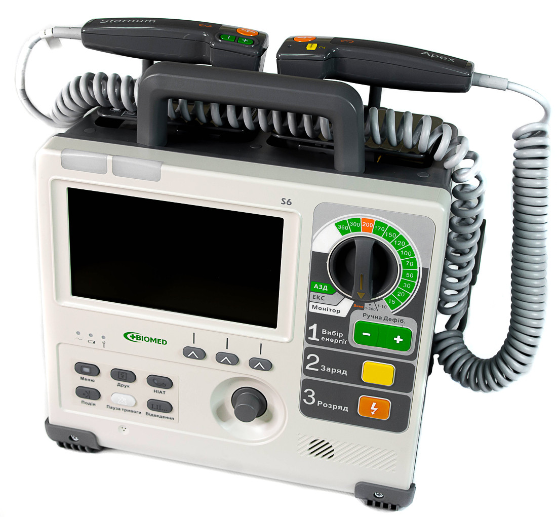 Дефібрилятор-монітор "БІОМЕД" S6, фото 1