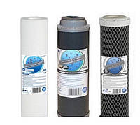 Комплект картриджів Aquafilter 1-2-3 покращений (FCPS5+FCCA+FCCBL)